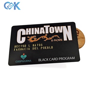 工厂免费定制金/银印刷压花编号PVC塑料卡，价格优惠 - Product Image 2