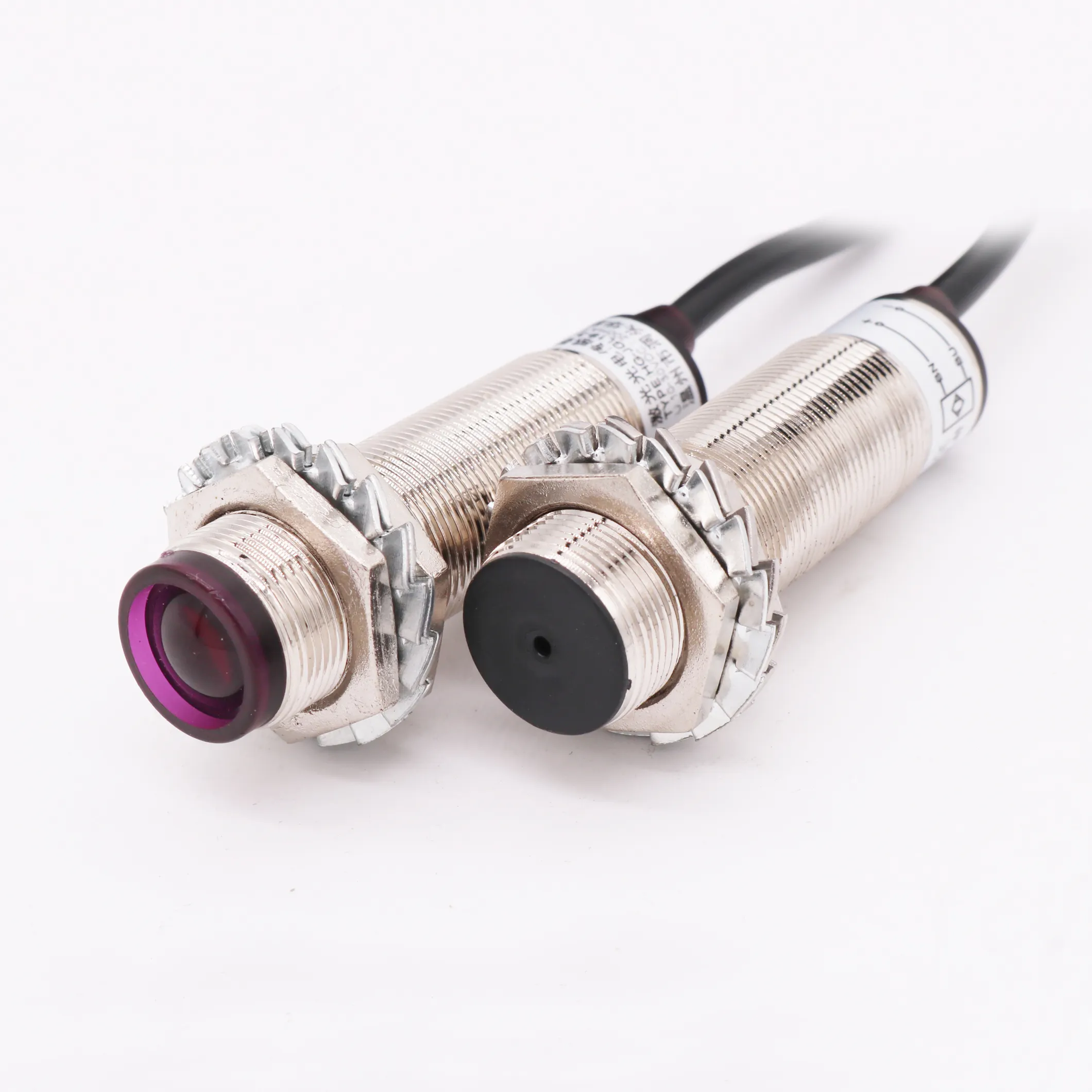 Aracılığıyla ışın sensörü mesafe Metal M18 10m lazer optik sensör pozisyon sensörü endüstriyel otomasyon