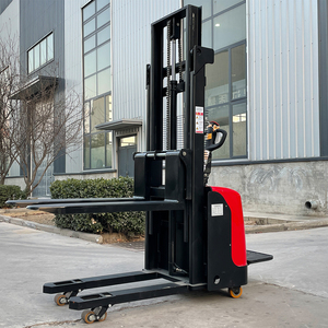 2025 <strong>New</strong> Style 1.5 Ton Electric <strong>Stacker</strong> Truck All-electric Forklift Truck Standing Type Pallet <strong>Stacker</strong> - Product Image 1