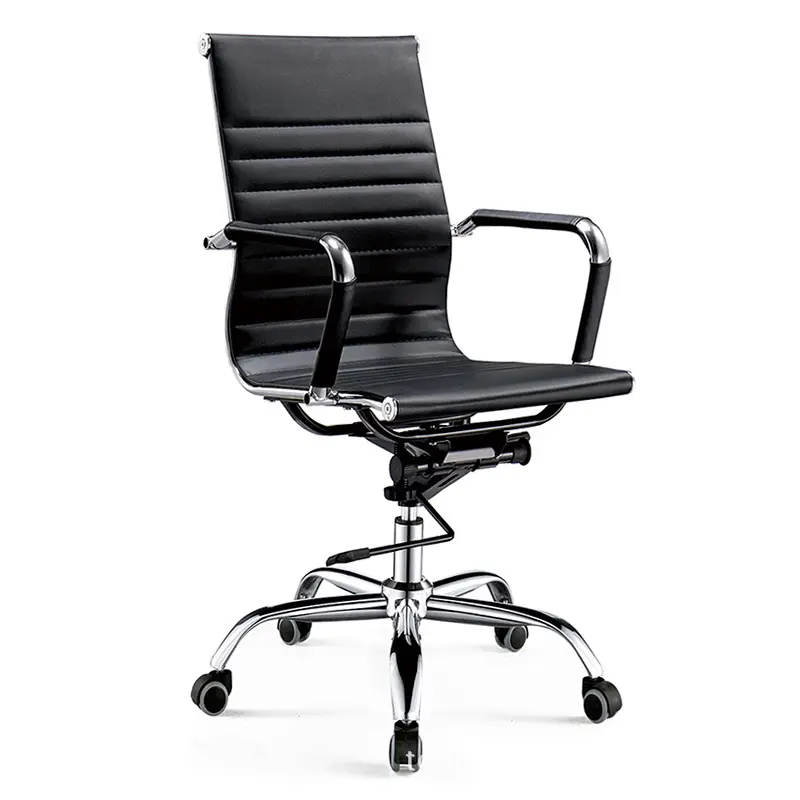 foshan modern luxury executive chair office chair specification high back leather sled base office chair