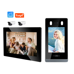 Popular <strong>WiFi</strong> Video Intercom Doorbell With 8 Inch Color Screen Tuya Smart Doorbell Camera 2 Way Intercom for Apartment - Product Image 1