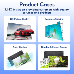 Lino דק רב גודל p1.25 p1.56 p1.95 p2.5 p2.6 p3.91 קיר וידאו 3840hz לוח פרסום לוח תצוגה הוביל מסך