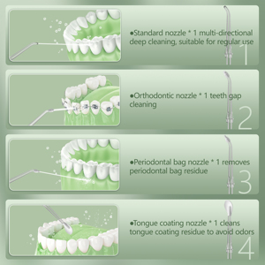 Filo d'acqua professionale senza fili per irrigatore orale dentale portatile filo d'acqua elettrico dentale ultra - Product Image 3