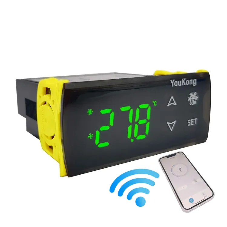YK-655 sans fil téléphone portable WiFi module de stockage frigorifique thermostat armoire électrique Régulateur de température
