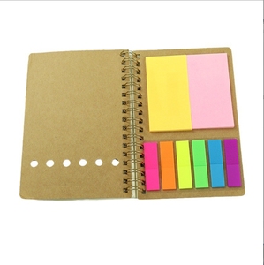 Bloc de notas adhesivo personalizado con bandera, cuaderno de papel Kraft, Mini cuaderno pequeño, Bloc de notas personalizado con bolígrafo de papel