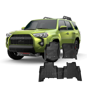 3D TPV גומי שטיחי רצפת מכונית עבור טויוטה 4 ראנר 2016 + 2020-2022 + למהר 2017 + 76 סדרת אביזרי רכב אתחול מחצלות רכב רגל רפידות