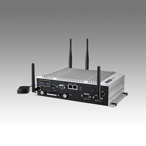 Advantech NVR para exteriores en vehículo con 4 puertos PoE Intel Atom E3845 Fanless Mini PC Industrial Box Computadora integrada
