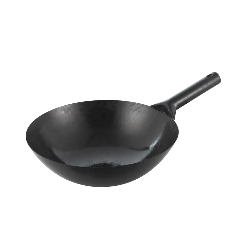Dapur menggunakan besi wajan hitam dengan pegangan tunggal wajan Cina