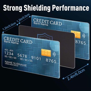 RFID阻止卡防黑客阻止卡NFC带定制包装PVC 13.56mhz防水NFC阻止卡