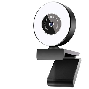 Venta al por mayor multi aplicación 1080P 2K HD Webcam PC USB Video Web Camera Cam Auto Focus Live Streaming Webcam con micrófono y anillo de luz - Product Image 1