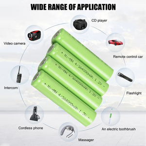 OEM NI-MH 1.2V 4000mAh 4/3Aニッケル水素電池充電式交換用バッテリーパックセル