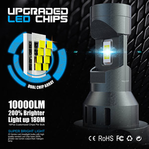 No-Plug tak ve çalıştır H4 hassas kesme hattı ile LED araba farlar yüksek parlaklık aydınlatma - Product Image 2