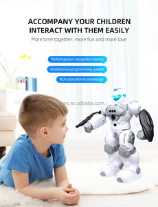 Programación Rc Robots Juguetes 2,4G Control de gestos Auto-Demo Juguetes robóticos con música ligera y baile - Product Image 2