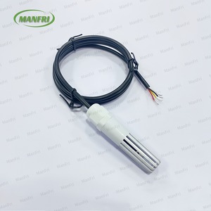 Sensor de temperatura y humedad Digital DHT22 con I2C o RS485 0%-100% RH -40C-+ 120C carcasa negra para granja de cría de hongos