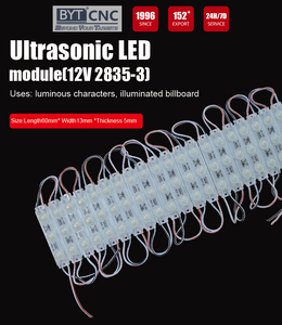 Yeni yüksek aydınlatma DC12V 2835 IP65 ultrasonik led modül lamba için ışık kutusu ve 3D kanal harfler - Product Image 5
