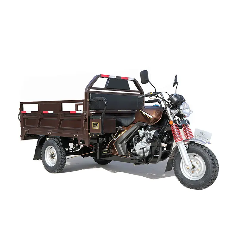 Yunev 12V 111-150cc di alta qualità piccolo carico potente tricicli Dump corpo triciclo motorizzato per adulti