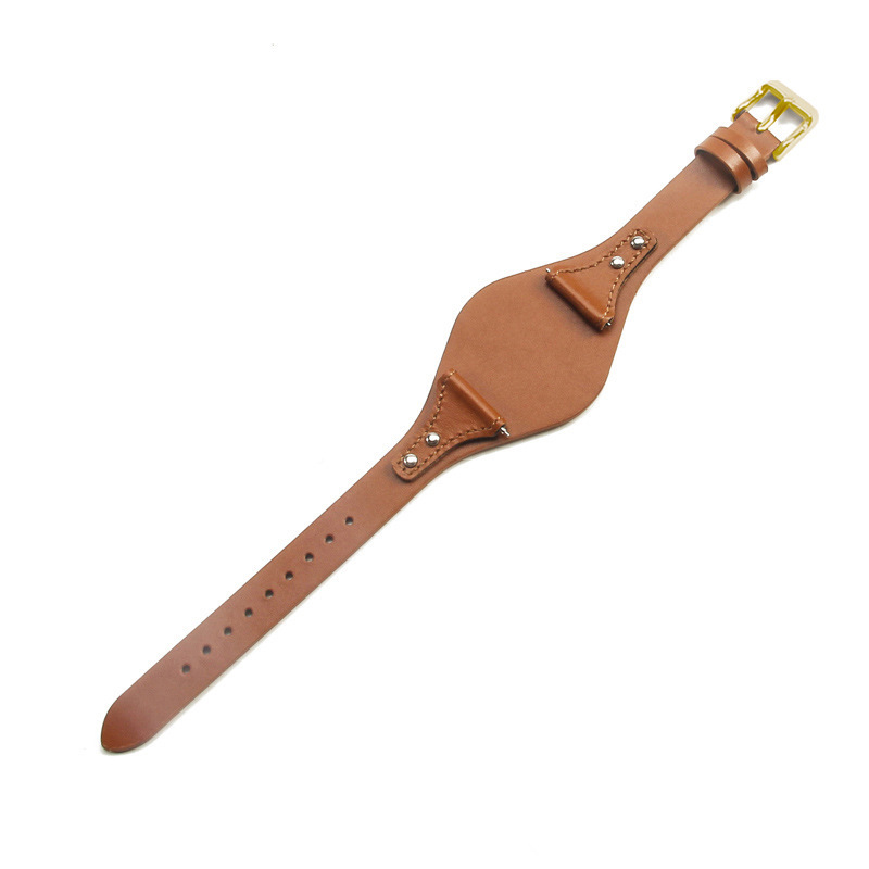 Boucle marron-or-K1