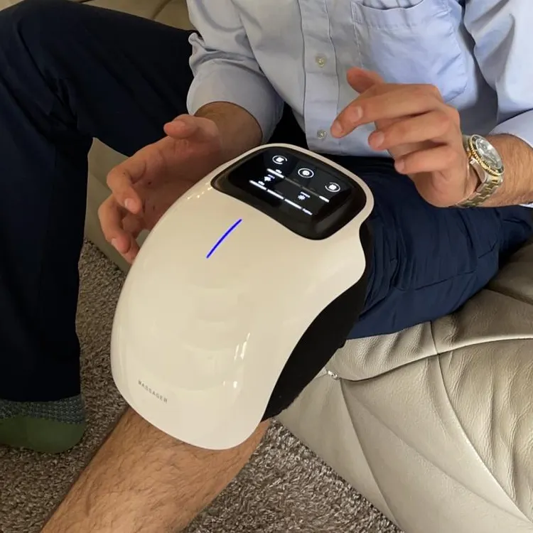 Masajeador inalámbrico infrarrojo inteligente para fisioterapia, masajeador de rodilla con calefacción eléctrica, almohadilla para artritis, protección para alivio del dolor