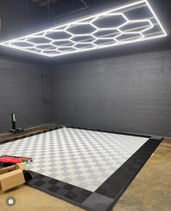 Lồng vào nhau nhựa nhà để xe gạch lát sàn sàn Mat cho phòng rửa xe lồng vào nhau PP nhựa nhà để xe gạch sàn nhựa - Product Image 6