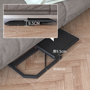 Fábrica al por mayor computadora portátil piso esquina computadora escritorio sofá Mesa ajustable y plegable computadora Escritorio - Product Image 6