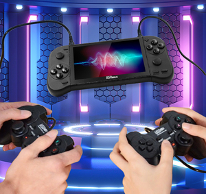 X50ハンドヘルドゲームコンソール5.1 "ポータブルファイティングゲームパッドプレーヤー内蔵6800クラシックゲームHDTVビデオゲームコンソール - Product Image 1