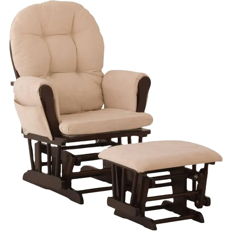 חדש עיצוב באיכות גבוהה תינוק עץ כיסא עץ ריהוט בד כרית דאון נדנדה כיסא