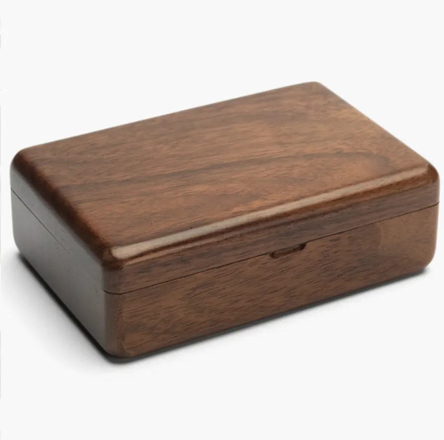 Boîte cadeau artisanale en bois écologique, emballage cadeau personnalisé, boîte de rangement