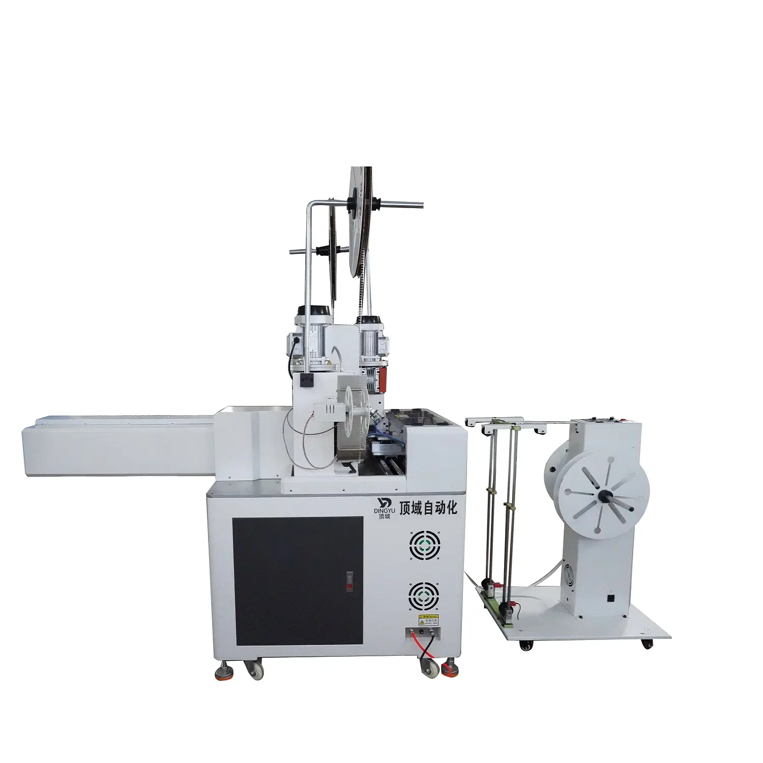 Best selling dual heads automatic wiring harness terminal crimping press cable cutting stripping machine