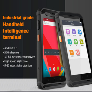 QS PDA5502 4G + 64G RAM/ROM 4G LTE NFC lector Wifi Bluetooth 1D 2D código de barras QR escáner Android portátil resistente Industrial PDA - Product Image 5
