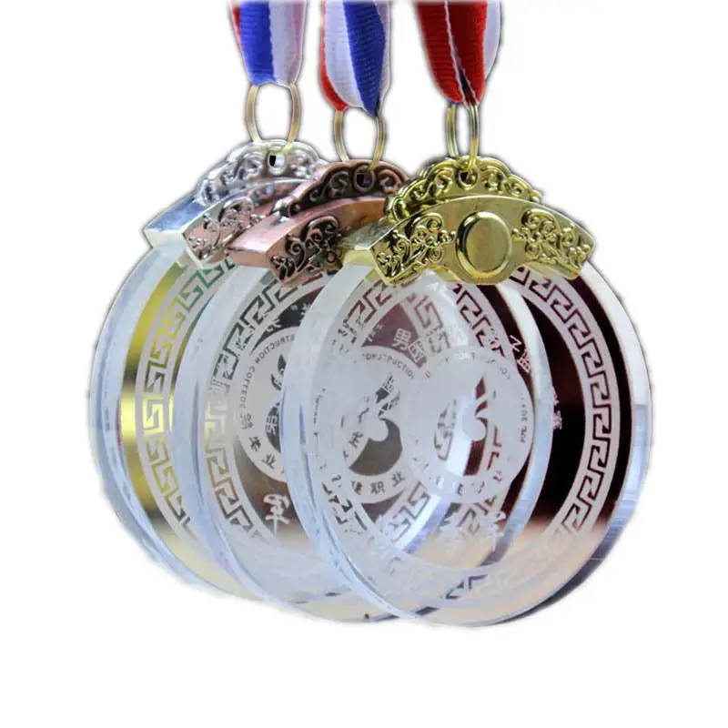 Medaglia di plastica medaglia acrilica medaglia medaglia di plastica premio personalizzato fabbrica di alta qualità