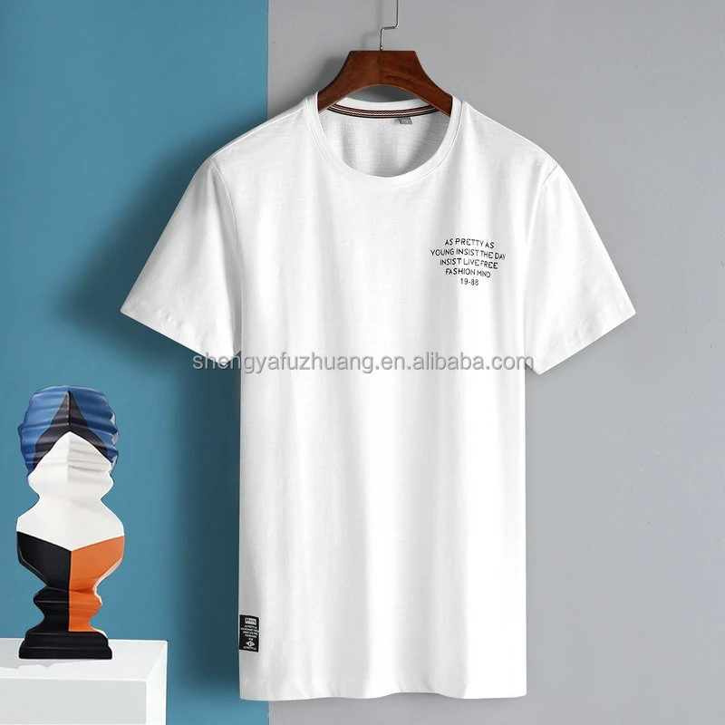 Men's T-shirts factory wholesale 100% cotton short sleeved t-shirts