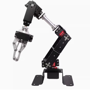 6自由度ロボットアームサーボロボットグリッパーインテリジェントカーアクセサリーマイクロコントローラプログラミングDIY - Product Image 2