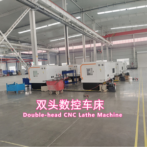 Tornio automatico di scarico del carico di vendita calda tornio cnc a doppia testa a 4 assi per metallo - Product Image 6