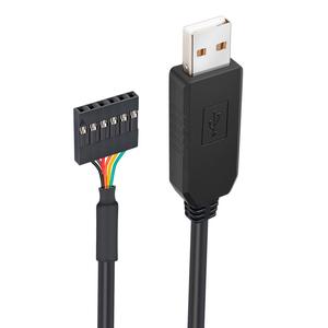DTECH FTDI USB TTL seri 3.3V adaptörü kablosu 6 Pin 0.1 inç zift dişi soket başlığı UART IC FT232RL çip pencere 10 8 7 ı ı ı ı ı ı ı ı ı ı ı ı ı ı ı ı ı ı ı ı - Product Image 6