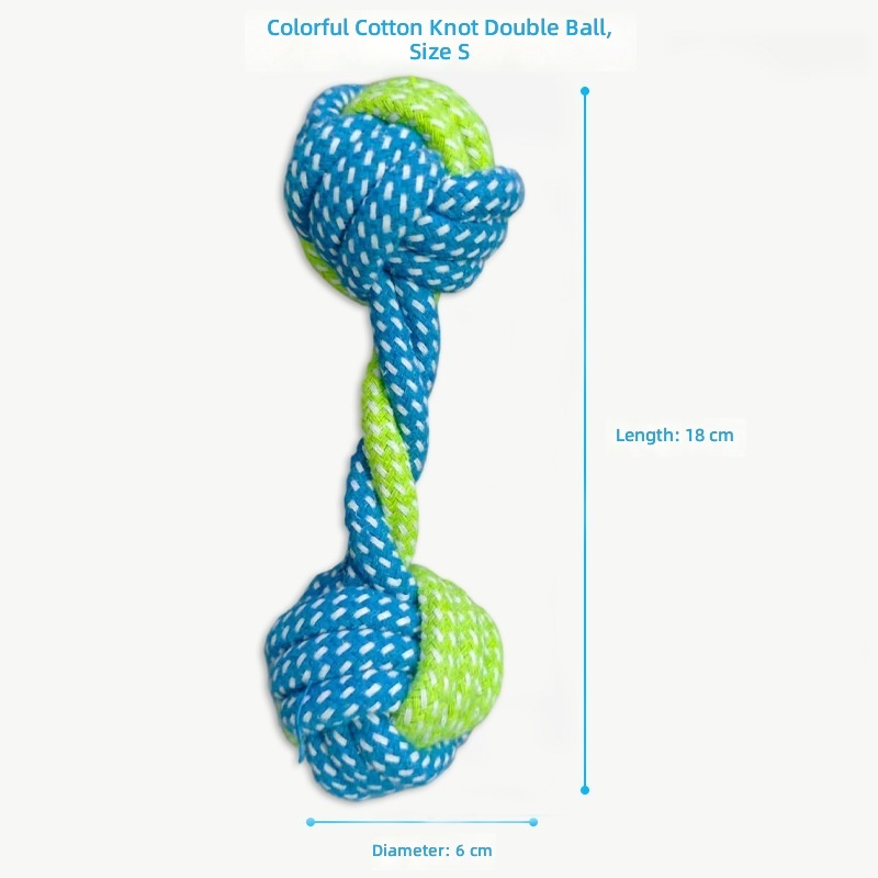 Two-tone chewable cotton Blue