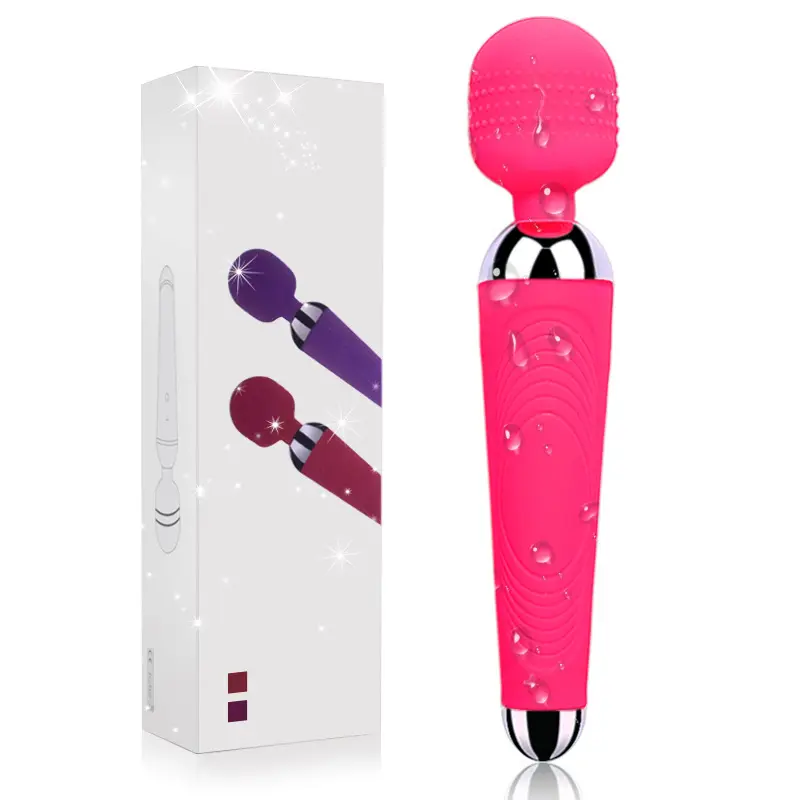 Tongkat Vibrator AV tongkat pijat wanita mainan seks wanita masturbasi bergetar Massager 10 vibrasi frekuensi Stimulator