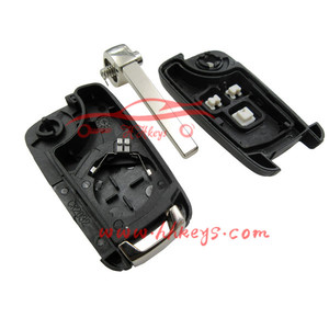 Best Selling Auto <strong>Key</strong> Qualified for 3 Buttons Remote Replacement <strong>Flip</strong> <strong>Key</strong> <strong>of</strong> Opel Vectra - Product Image 3