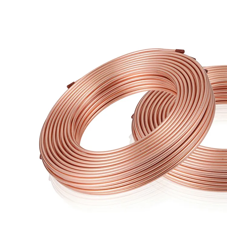 99,99% rote Klimaanlage Klimaanlage AC gekühlte Hartlot Kupfer ring Pfannkuchen Coiled Roll Tube Pipe zum Kühlen