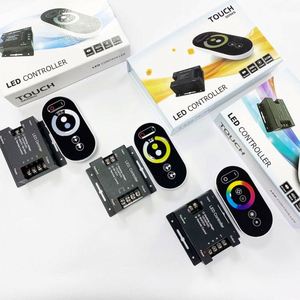 LED di controllo della luce di striscia 6key Touch RF telecomando PWM Dimming 12V 24V CCT RGB led Controller per led strip