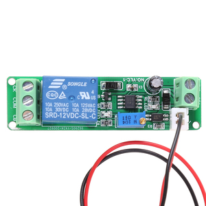DC 12V ตั้งเวลาดีเลย์สวิตช์ปิดโมดูลรีเลย์1 ~ 10S ปรับได้ - Product Image 3