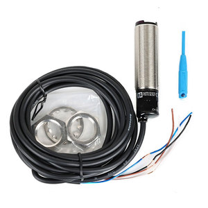 M18 Interruptor fotoeléctrico de reflexión difusa Sensor BR100 Interruptor de sensor infrarrojo Cantidad PNP/NPN 100mm Distancia de detección - Product Image 1