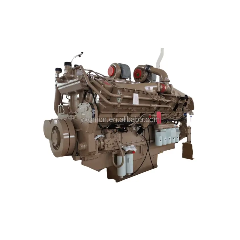 Moteur marin diesel 16 cylindres 1470HP pour bateau à moteur KTA50-DM1097 de bateau à moteur