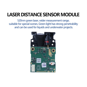Sensor de medición de precisión láser óptico de luz verde TTL Medidor de distancia de integración en serie OEM - Product Image 3