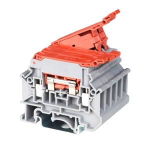 Precio de fábrica Alimentación a través del bloque de terminales Empuje en carril DIN Bloque de terminales de tornillo universal eléctrico - Product Image 4