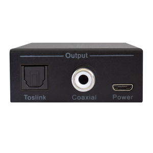 Adaptador convertidor de audio óptico a coaxial o coaxial a óptico Digital Coaxial digital de SPDIF Toslink Convertidor de señal de audio - Product Image 3