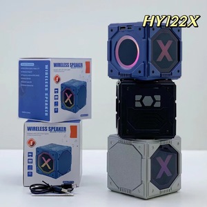 RGB LED Wireless Speaker Rubik's Cube Decorative Audio <strong>System</strong> with for Bluetooth TWS FM Radio Powerful Sound for <strong>Computer</strong> Use - Product Image 6