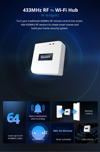 Sonoff-Control remoto Universal RF BridgeR2, automatización, WiFi, conversión, 433MHz, interruptor inalámbrico, mando a distancia RF - Product Image 6