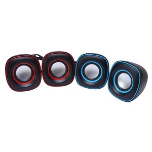 Mini altavoz USB para ordenador, fuente de sonido con cable de 3,5mm para ordenadores de escritorio para cine en casa, comunicación auxiliar, solución de espacio pequeño - Product Image 2