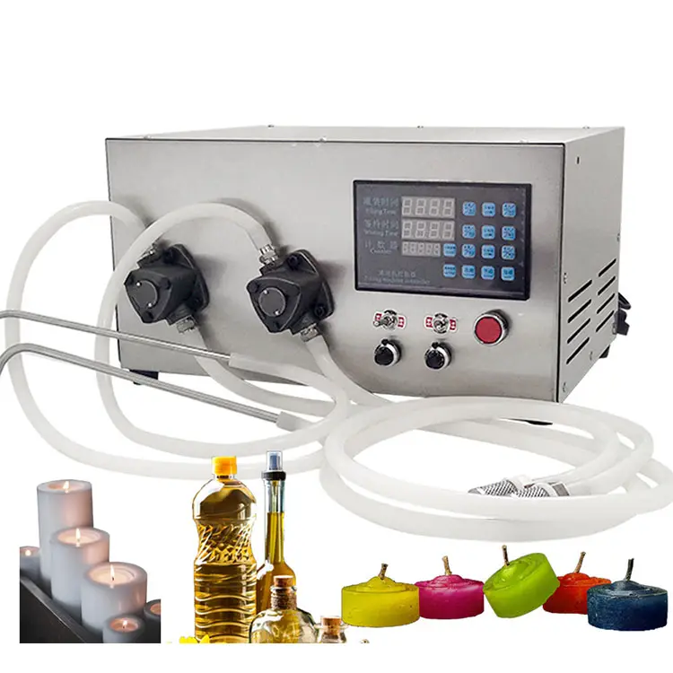 Industrial Automatic Hot Candle Wax Filling Machine Gear Pump Paraffin Candle Wax Filler Machine