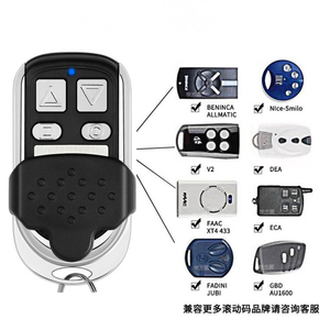 Control remoto RF inalámbrico de 433Mhz del fabricante con teclado de silicona de 4 botones para uso en el hogar y el automóvil Abridor de puertas de garaje - Product Image 3